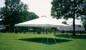 20 x 20 White DIY Canopy Tent